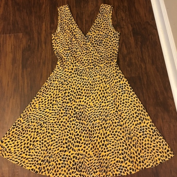 Yellow H&M Cotton Skater Dress - Picture 1 of 3